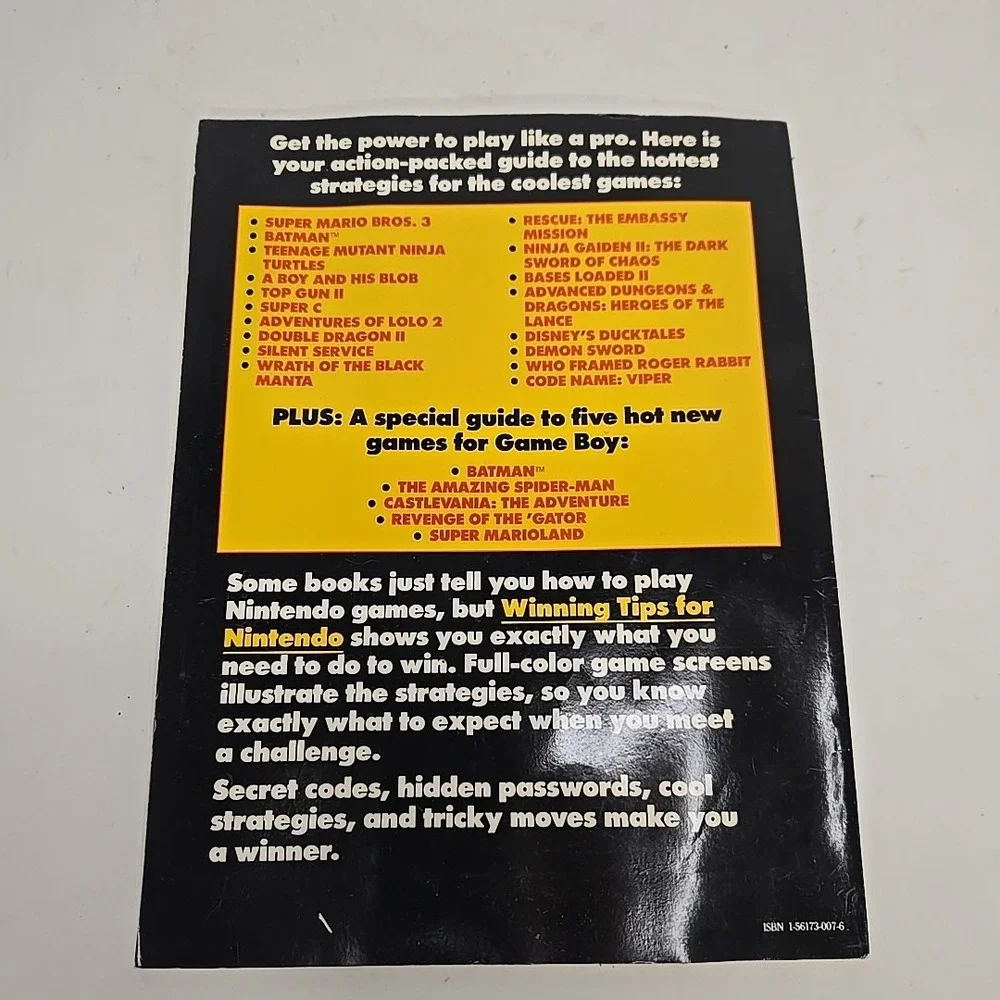 Vintage‎ Consumer Guide Winning Tips for Nintendo Games